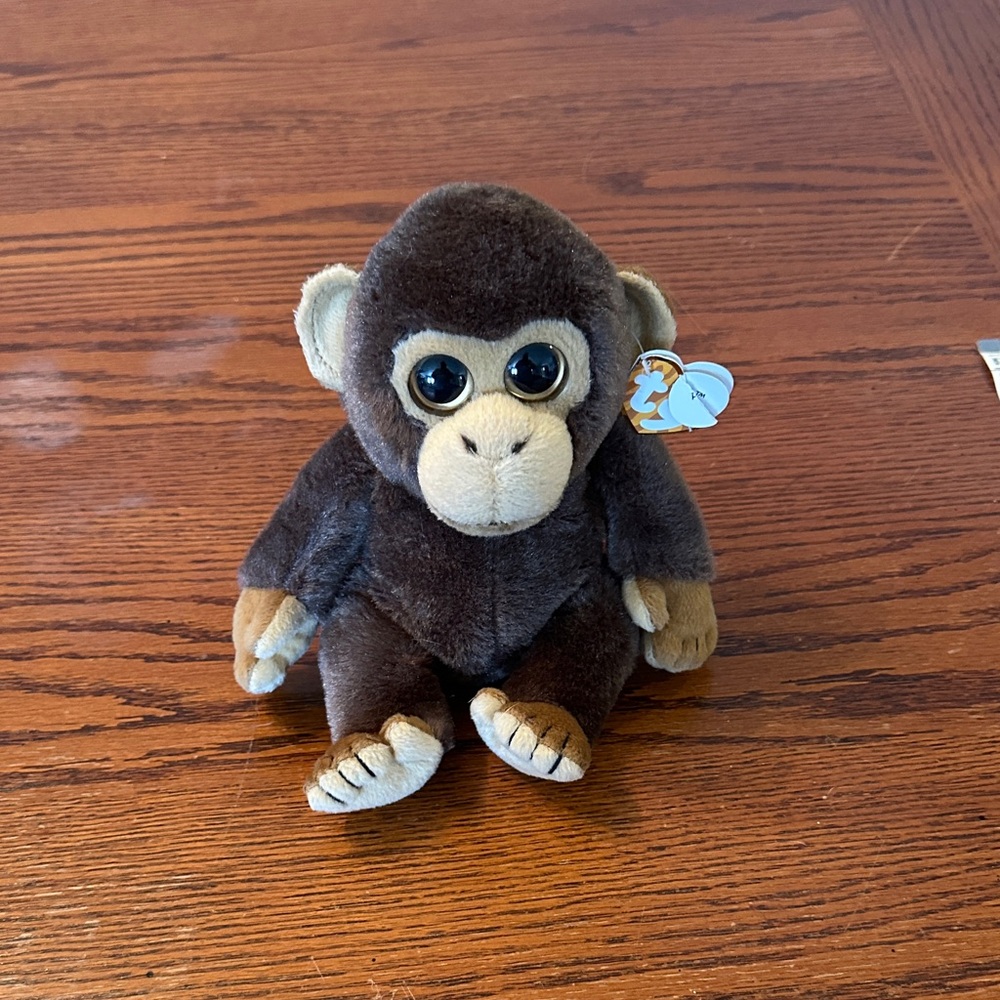 Ty Wildz monkey stuffed animal named brownie with tags